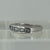 Blue Topaz & Diamond Ring 9ct 9k White Gold - Size L