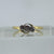 Antique Diamond .10ct Trilogy Bypass Ring 18ct 18k Yellow Gold - Size N