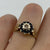 Sapphire & Diamond Ring 9ct Yellow Gold  - Size K