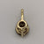 Smoky Quartz Solitaire Pendant 9ct 9k Yellow Gold