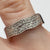 Diamond Wave Pave Set Band Style Ring 9ct 9k White Gold  - Size N