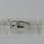 Diamond Two Stone Bypass 'I LOVE YOU' Ring 18ct 18K White Gold - Size J 1/2