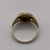 St. Christopher Signet Ring 9ct 9k Yellow Gold - Size K