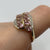 Amethyst & Diamond Bypass Cluster Ring 9ct 9k Yellow Gold - Size O 1/2