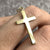 2000 Millennium Hallmark Cross Crucifix Pendant 9ct 9k Yellow Gold