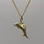 Fish Charm Pendant 9ct 9k Yellow Gold