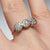 Old Cut Diamond Trilogy Ring 18ct 18K Yellow Gold & Platinum - Size N