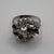 Diamond & Sapphire Ornate Cluster Ring 18ct 18k White Gold - Size P