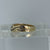 Light Champagne Diamond .25ct Crossover Ring 9ct 9k Yellow Gold  - Size O