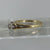 Diamond Solitaire Split Shoulder Ring 9ct 9k Yellow Gold  - Size P