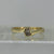 Diamond Solitaire Twist Half Bezel Set Ring 18ct 18k Yellow Gold - Size N