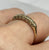 Diamond Illusion Set Half Eternity Ring 9ct 9k Yellow Gold  - Size M