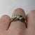 Diamond Crossover Twist Design Ring 9ct 9k Yellow Gold  - Size L