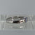 East West Set White Lilac Gemstone Ring 9ct 9k White Gold  - Size N