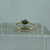 CZ Cluster Bypass Ring 14ct 14k Yellow Gold  - Size Q