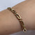 Fancy Elongated Oval Link Bracelet 9ct 9k Yellow Gold - 7.5"