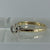 Diamond .20ct Solitaire Engagement Ring 9ct 9k Yellow Gold  - Size K 1/2