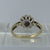 Diamond Cluster Ring 9ct 9k Yellow Gold  - Size N