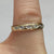 Six Stone Diamond Flush Setting Ring 9ct 9k Yellow Gold - Size J