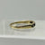 Sapphire & Diamond Half Eternity Stacking Ring 9ct 9k Yellow Gold - Size N 1/2