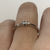 Solitaire Diamond Engagement Ring 9ct 9k White Gold - Size L