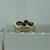 Diamond .10ct Twist Band Ring 9ct 9k Yellow Gold - Size J