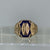 American 1933 'GC' Class Collage Pinky Ring 10ct 10k Yellow Gold - Size J 1/2