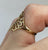 Ornate Filigree Floral Ring 9ct 9k Yellow Gold  - Size J