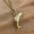 Fish Charm Pendant 9ct 9k Yellow Gold