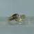 Diamond Twist Pave Set Ring 9ct 9k Yellow Gold  - Size K