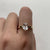 Ice Pale Pink Kunzite Solitaire Ring 9ct 9k Yellow Gold  - Size R