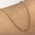 Fine Belcher Chain Necklace 9ct 9k Yellow Gold - 18" Inches