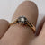 Diamond Solitaire .25ct Engagement Ring 9ct 9k Yellow Gold  - Size I 1/2