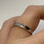 Diamond Twisted Crossover Band Ring 9ct 9k White Gold - Size L