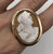 Cameo Portrait Brooch Pendant 9ct 9k Rose Gold