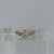 Antique Diamond Ornate Platinum Setting Ring 18ct 18k Yellow Gold - Size N