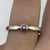 Princess Cut Diamond Solitaire Ring White Gold 9ct 9k - Size M