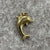 Dolphin Pendant or Charm 9ct 9k Yellow Gold