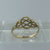 Gold Filigree Celtic Pattern Ring 9ct 9k Yellow Gold  - Size N