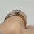 Diamond .15ct Solitaire Two Tone Ring 9ct 9k Yellow Gold - Size K