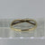 Diamond Trilogy Crossover Ring 10ct 10K Yellow Gold - Size O