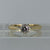 Diamond .20ct Solitaire Engagement Ring 9ct 9k Yellow Gold  - Size K 1/2