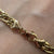 Double Link Curb Chain Necklace 9ct 9k Yellow Gold 17"