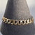 Curb Chain Bracelet 9ct 9k Yellow Gold - 8" Inches