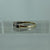 Sapphire & Diamond Half Eternity Ring 9ct 9k Yellow Gold  - Size K