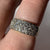 Cubic Zirconia Cluster Band Ring Yellow Gold 9ct 9k - Size M