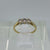 Diamond .25ct Trilogy Ring 18ct 18k Yellow Gold - Size O