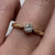 Diamond .20ct Solitaire Engagement Ring 9ct 9k Yellow Gold  - Size K 1/2