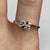 Toi Et Moi Bypass CZ Ring 14ct 14k Yellow Gold - Size Q