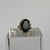 Smoky Quartz Ornate Ring 9ct 9k Yellow Gold - Size T